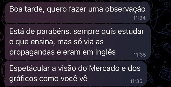 Depoimento do aluno